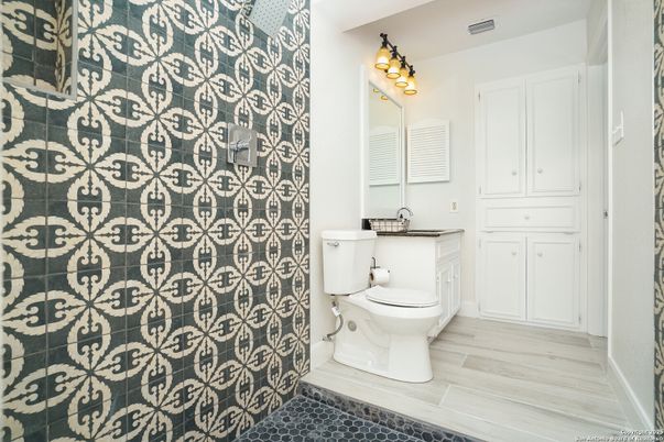Bathroom, Interior, Wood Texture Flooring