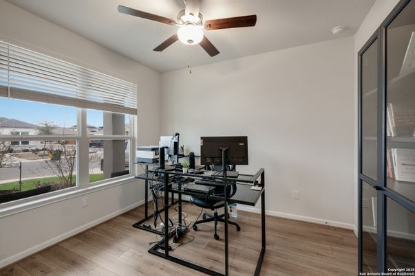 Home Office, Interior, Wood Texture Flooring