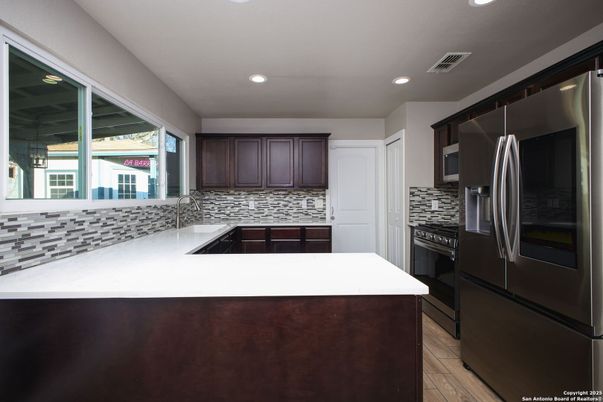 Interior, Kitchen, Recessed Lighting, Stainless Steel Appliances