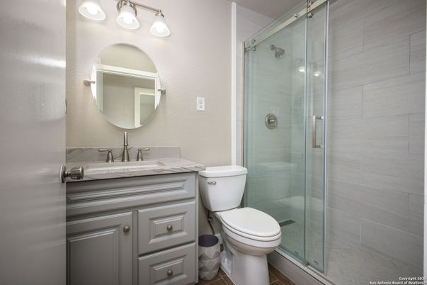 Bathroom, Glass Shower, Interior