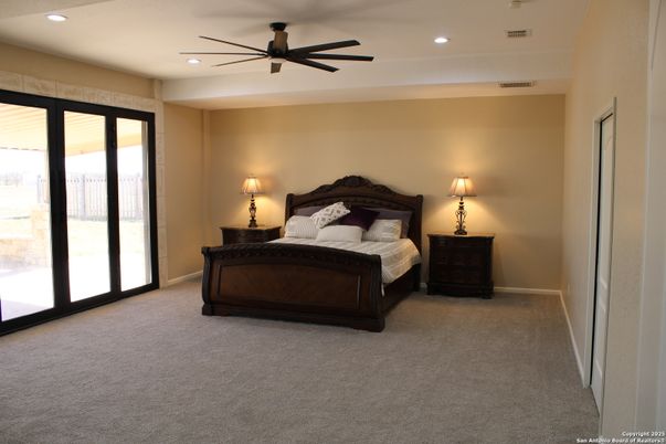 Bedroom, Interior, Recessed Lighting