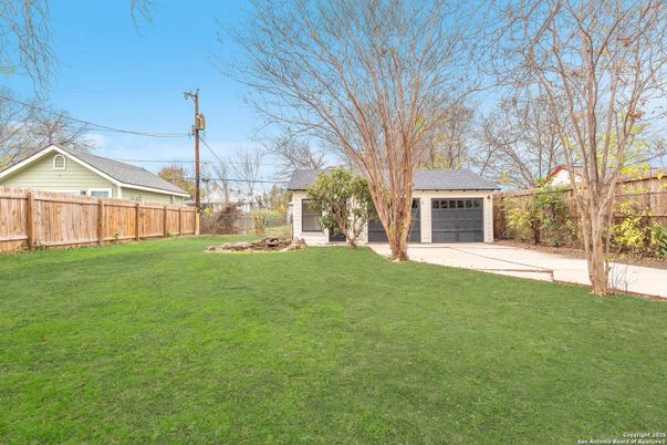 Backyard, Detached Garage, Exterior