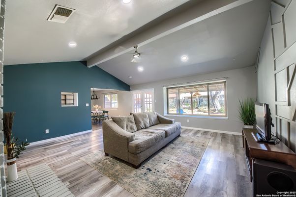 Interior, Recessed Lighting, Wood Texture Flooring