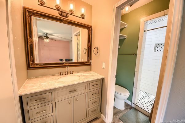 Bathroom, Interior, Wood Texture Flooring