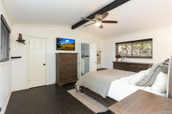 Bedroom, Interior, Wooden Beams, Wood Texture Flooring