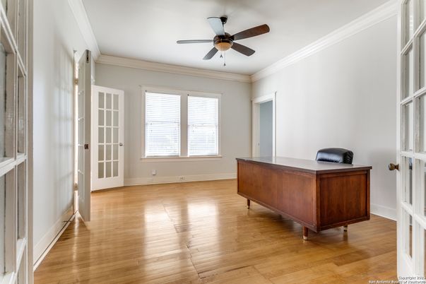 Home Office, Interior, Wood Texture Flooring