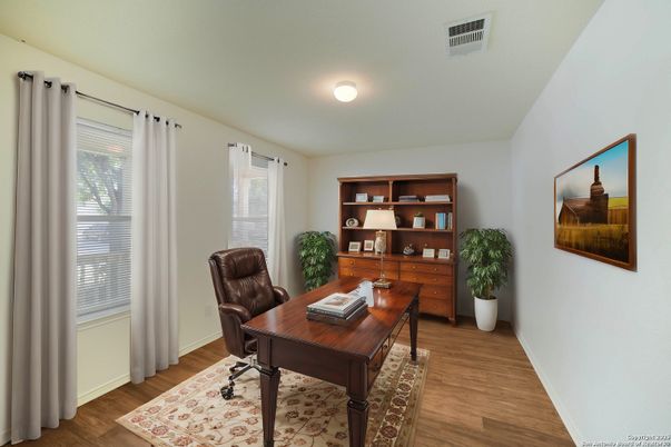 Home Office, Interior, Wood Texture Flooring