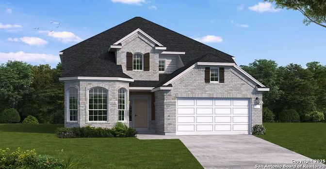 Attached, Exterior, Facade, Brick Traditional