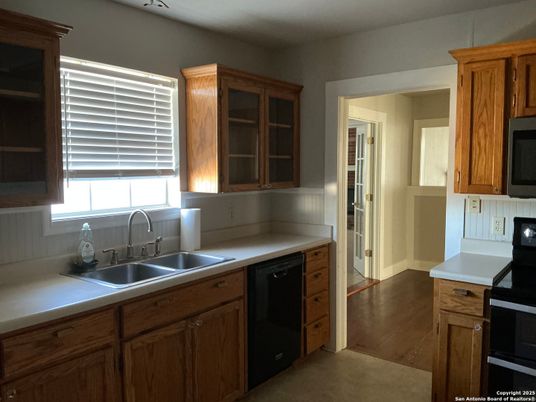 Interior, Kitchen, Wood Texture Flooring