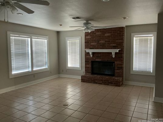 Empty room, Fireplace, Interior, Stone Walls