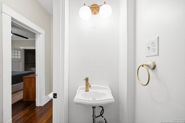 Bathroom, Interior, Wood Texture Flooring