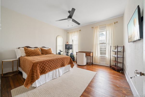 Bedroom, Interior, Wood Texture Flooring