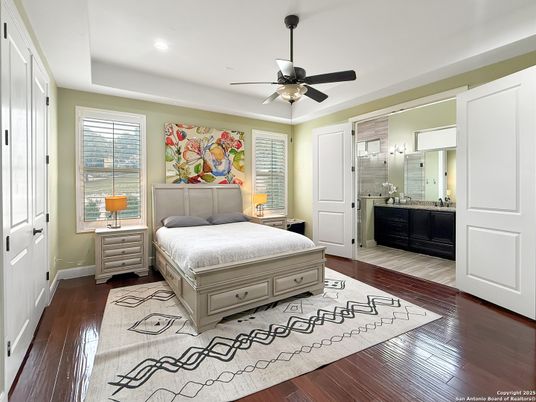 Bathroom, Bedroom, Interior, Recessed Lighting, Wood Texture Flooring