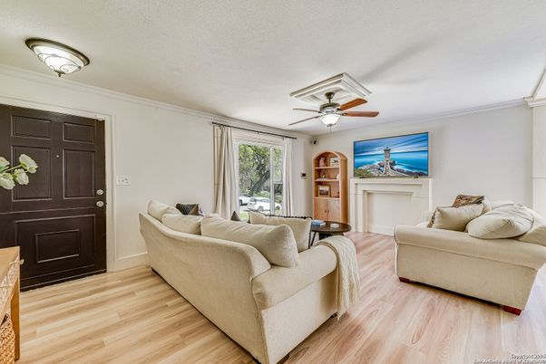 Fireplace, Interior, Living room, Wood Texture Flooring