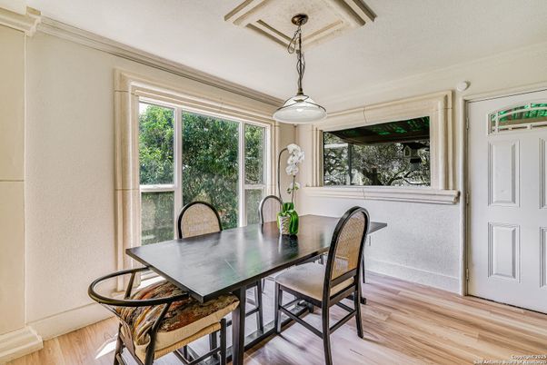 Dining room, Interior, Wood Texture Flooring