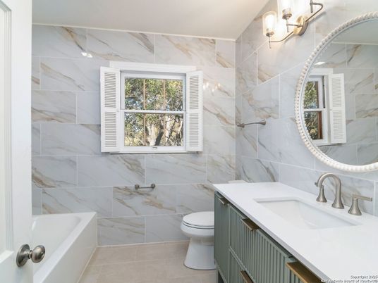 Bathroom, Interior, Marble Walls