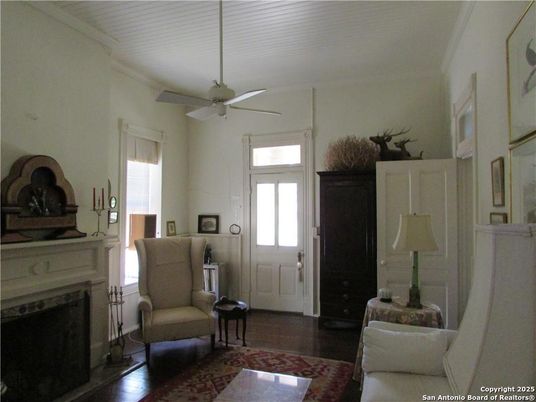 Fireplace, Interior, Wood Texture Flooring