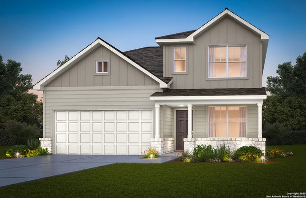 Attached, Exterior, Facade, Farmhouse