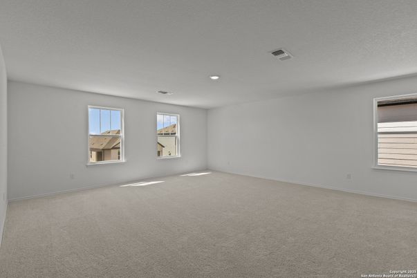 Empty room, Interior, Recessed Lighting