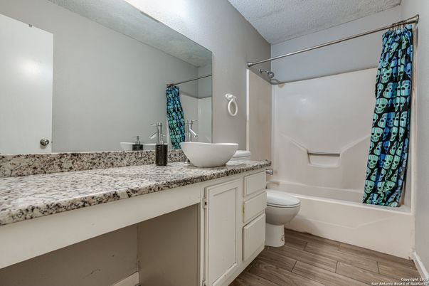 Bathroom, Interior, Wood Texture Flooring