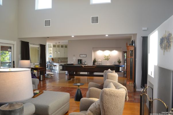 Billiard Table, Game Room, Interior, Living room, Recessed Lighting