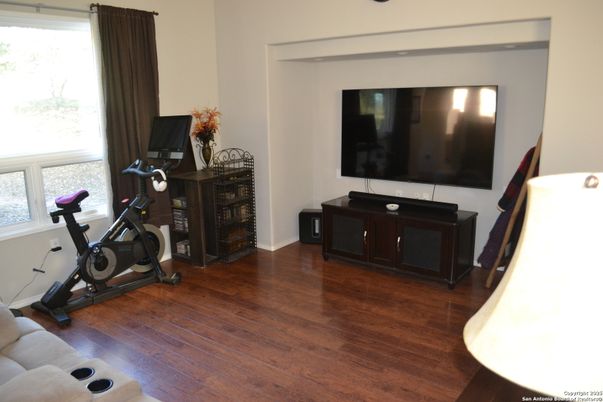 Fitness Equipment, Interior, Wood Texture Flooring