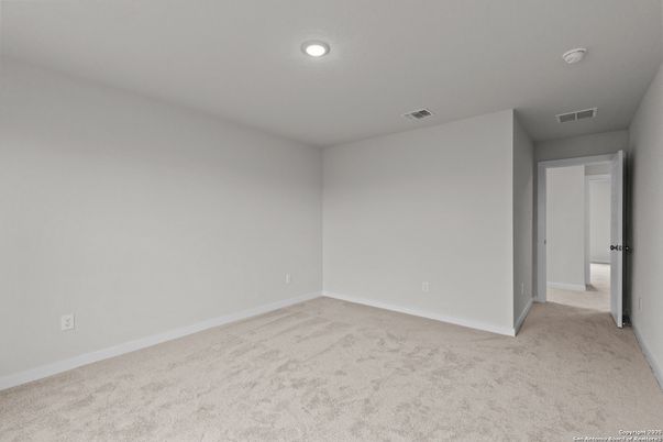 Empty room, Interior, Recessed Lighting