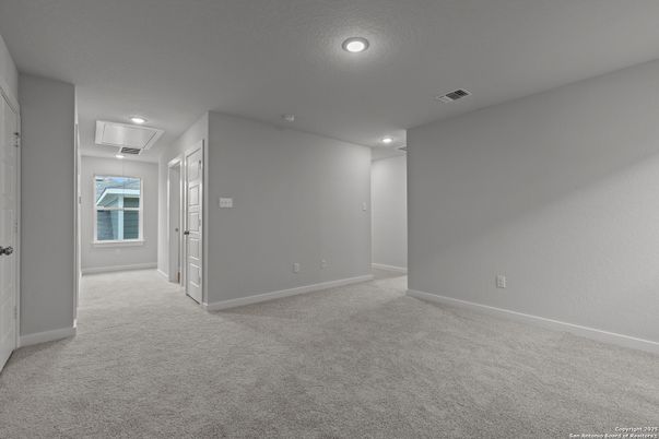 Empty room, Interior, Recessed Lighting
