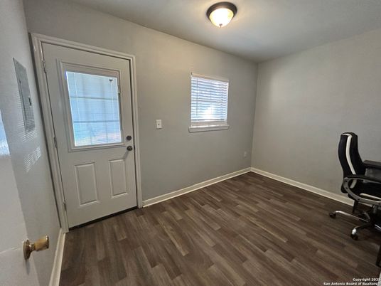 Empty room, Home Office, Interior, Wood Texture Flooring