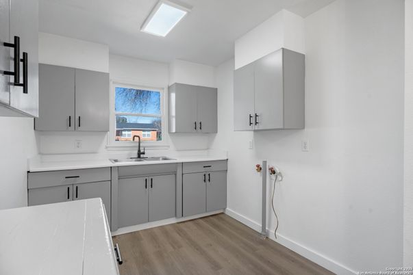 Interior, Kitchen, Wood Texture Flooring
