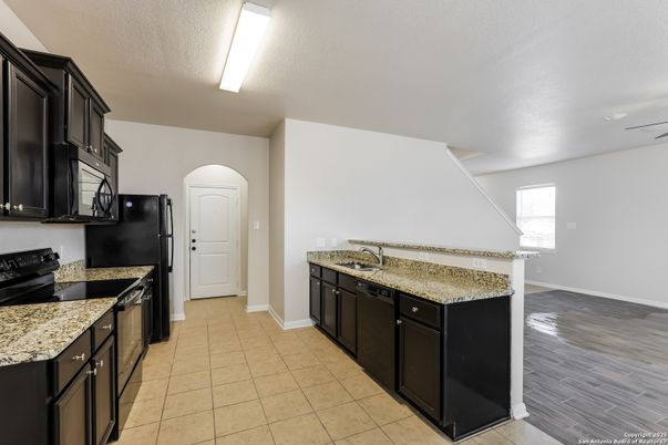 Interior, Kitchen, Wood Texture Flooring