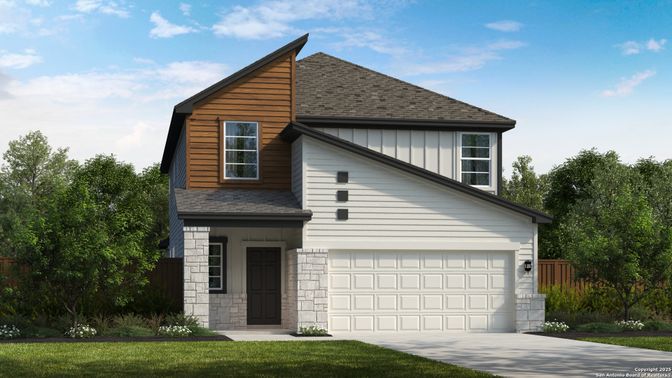 Attached, Exterior, Facade, Brick Traditional