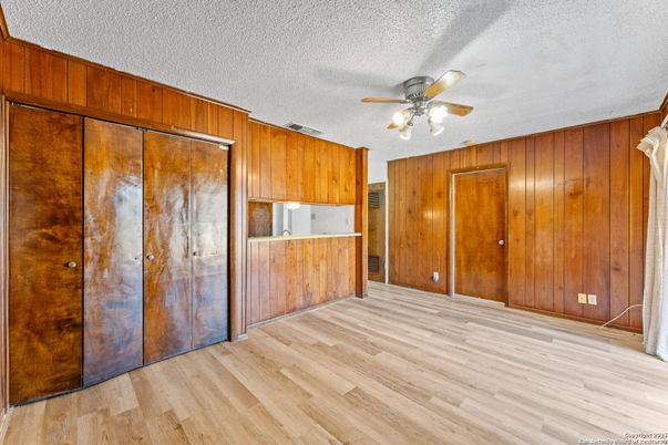 Empty room, Interior, Wood Texture Flooring, Wooden Walls