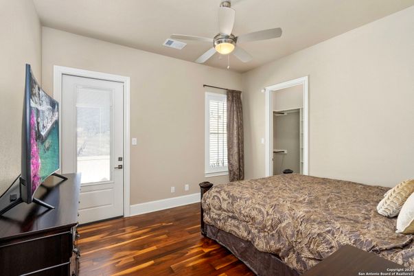 Bedroom, Interior, Wood Texture Flooring
