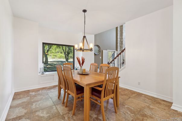 Dining room, Interior, Pendant Lights