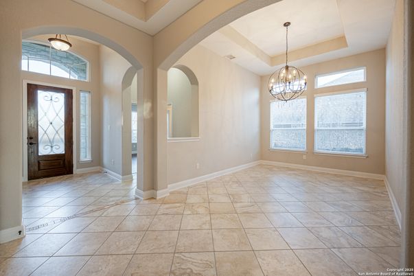 Chandelier, Empty room, Interior