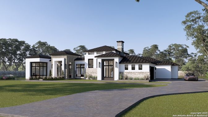 Backyard, Exterior, Facade, Ranch