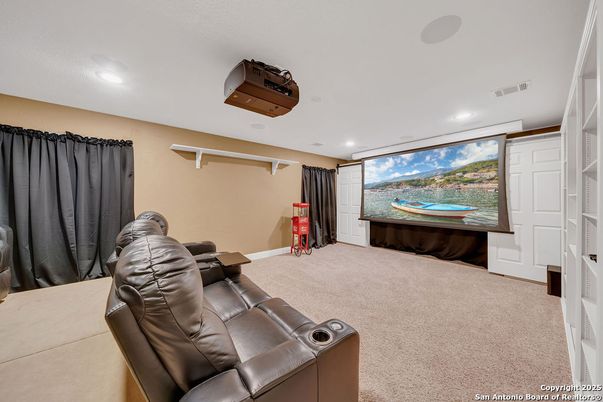 Home Theatre Room, Interior, Recessed Lighting, Theatre Room