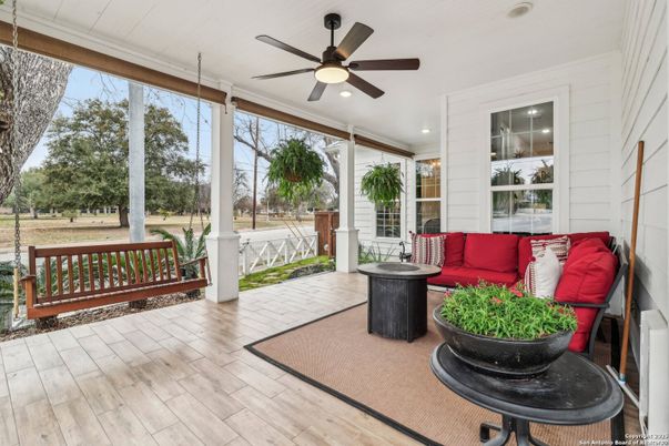 Exterior, Living room, Recessed Lighting, Wood Texture Flooring