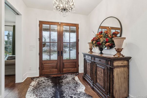 Chandelier, Interior, Wood Texture Flooring