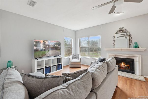 Fireplace, Interior, Living room, Wood Texture Flooring