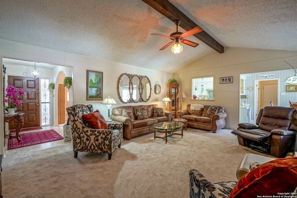 Interior, Living room, Wooden Beams