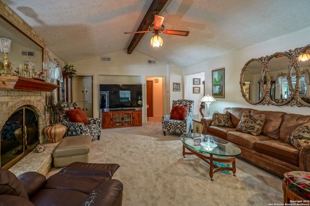 Fireplace, Interior, Living room, Wooden Beams