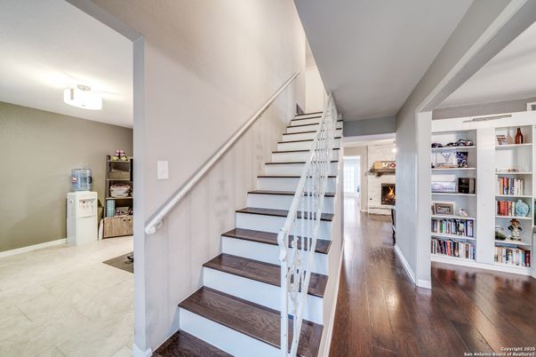 Fireplace, Interior, Wood Texture Flooring