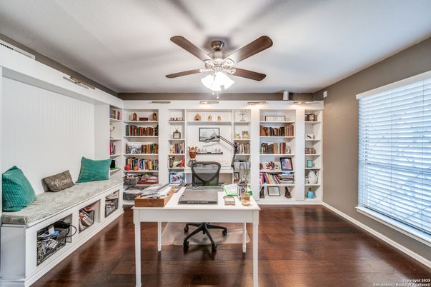 Home Office, Interior, Wood Texture Flooring
