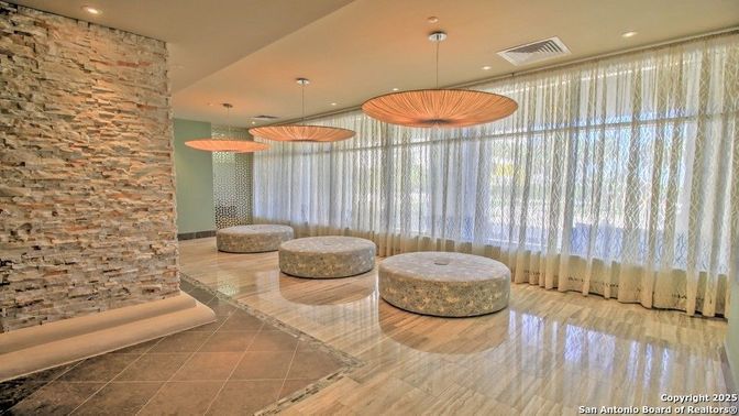 Interior, Pendant Lights, Recessed Lighting, Stone Walls