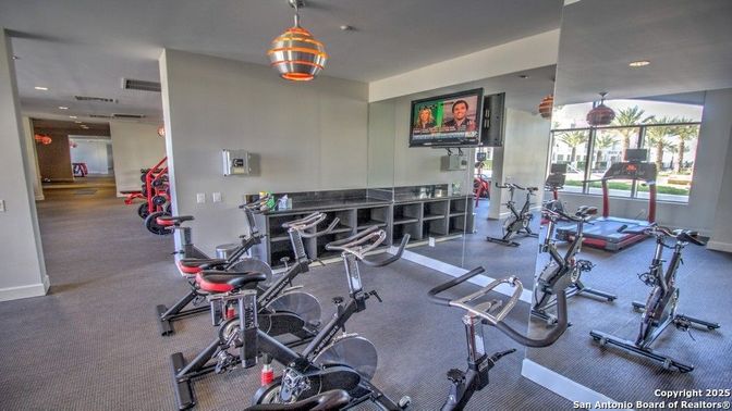 Fitness Equipment, Interior, Recessed Lighting