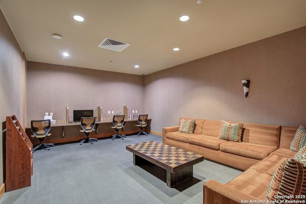 Home Office, Interior, Living room, Recessed Lighting