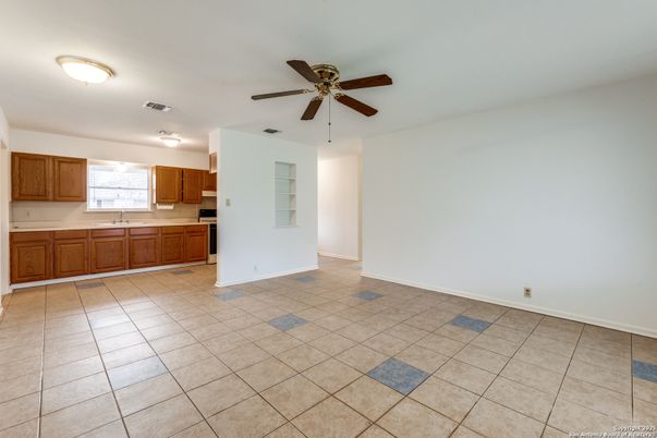 Empty room, Interior, Kitchen