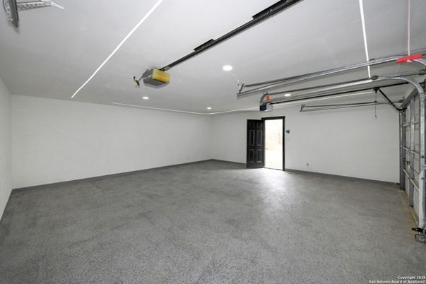 Garage, Interior, Recessed Lighting